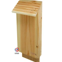 Nichoir pour chauves-souris en pin douglas épicéa PEFC Natures Market - 6 x 20 x 47 cm