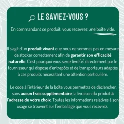 Nématodes contre vers blancs 50 m²
