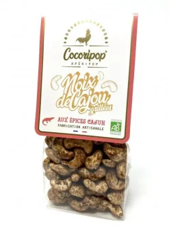 Noix de cajou grillées aux épices cajun bio Cocoripop - 125 g