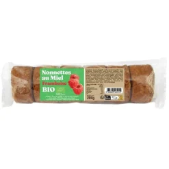 Nonnettes aux framboises bio Apidis 200gr