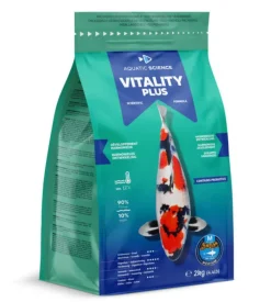 Nourriture complète et nutritive pour koïs de minimum 15 cm de long Aquatic Science Vitality Plus - Taille M sac de 2 kg