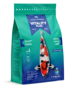 Nourriture complète et nutritive pour koïs de minimum 15 cm de long Aquatic Science Vitality Plus - Taille M sac de 5 kg