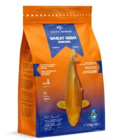 Nourriture complète pour koïs de minimum 25 cm de long Aquatic Science Wheat Germ Sinking - Taille L sac de 5 kg
