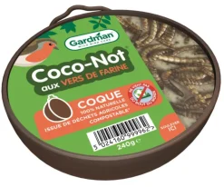 Nourriture pour oiseaux vers de farine Coco-not compostable - 240 g