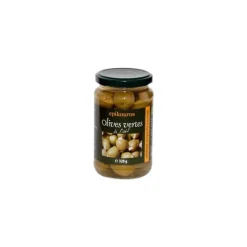 Olives vertes à l'ail bio Epikouros - 320 g