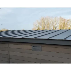 Option toiture bac acier pour abri Green Outside Cannes