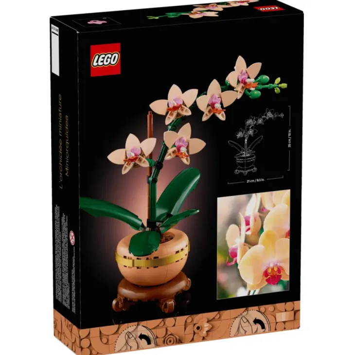 Orchidée miniature LEGO® Botanical Collection 18 ans et plus - 608 pièces