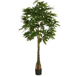 Pachira artificiel en pot Mica Décorations - Ø 65 cm x 150 cm