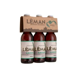 Pack bière ambrée bio Brasserie du Léman - 3 x 33 cl