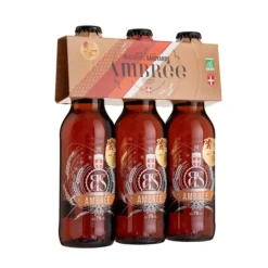 Pack bière BS ambrée bio Brasseurs Savoyards - 3 x 33 cl