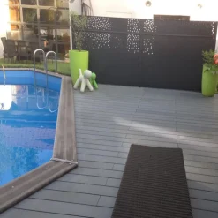 Pack complet terrasse composite anthracite 10 m2