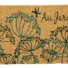 Paillasson Au jardin coloris multicolore en fibre de coco - 40 x 72 cm