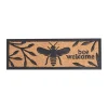 Paillasson en fibre coco motif abeille - 75 x 25,2 cm