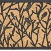 Paillasson en fibre de coco à motif Pouillot véloce - 75 x 45 cm