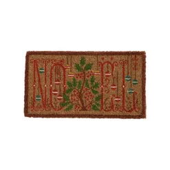 Paillasson en fibre de coco décor de Noël - 72 x 40 cm