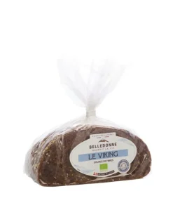 Pain au levain aux céréales grandes tranches bio Belledonne Le Viking - 400 g