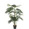 Palmier vert artificiel en pot plastique H 190 x Ø 145 cm