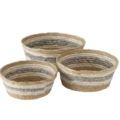 Panier Kavio coloris multicolore en coque de maïs - Ø 25 cm