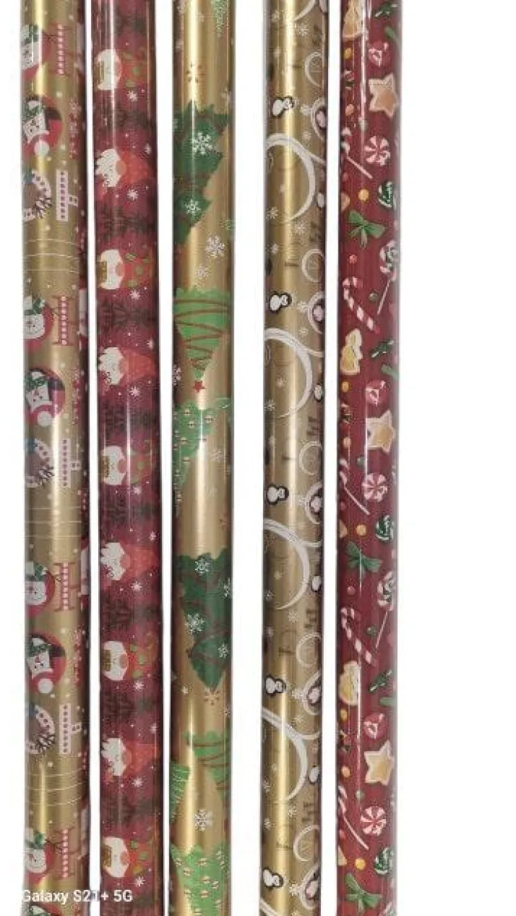 Papier cadeau multicolore enfants en rouleau - 70 cm x 2 m