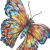 Papillon en métal multicolore Riviera décor B moyen modèle - 33 cm