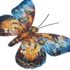 Papillon en métal multicolore Riviera décor A moyen modèle - 36 cm