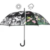 Parapluie oiseaux couleur changeante Ø 116,5 x H 91,2 cm