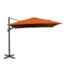 Parasol déporté en aluminium orientable, inclinable et rotatif Proloisirs Sienne - 3 x 3 m