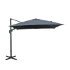 Parasol déporté orientable gris 300 x 300 cm