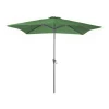 Parasol droit inclinable couleur amande Proloisirs Tilt - 2.5 x 2.5 m