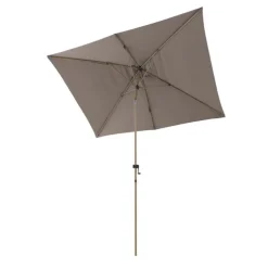 Parasol rectangulaire à manivelle en aluminium - 200 x 300 cm