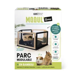 Parc pour lapin avec tapis de protection Hamiform Modul’Home