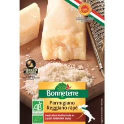 Parmesan AOP râpé Bonneterre 50 g