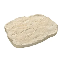 Pas japonais grand format en pierre reconstituée beige Hairie Grandon Aragon - 55 x 40 cm