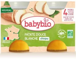 Patate douce blanche d'Anjou Baby Bio - 2 x 130 g