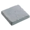 Pavé carré en béton coulé ton gris bleuté Hairie Grandon Touraine - 12 x 12 x 2 cm