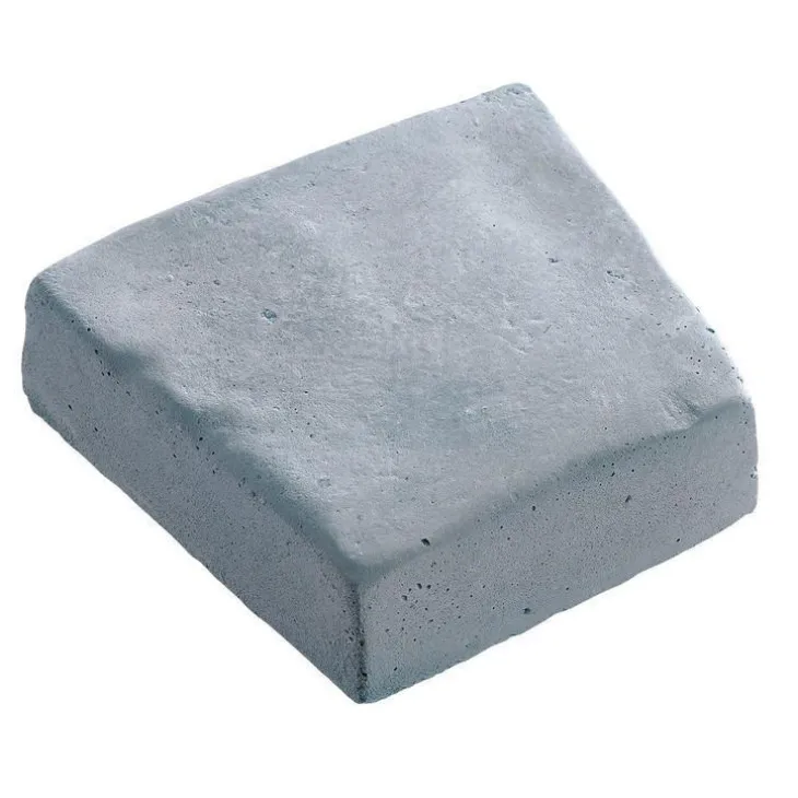 Pavé tour d’arbre en béton coulé ton gris Hairie Grandon - 17 x 15 x 4,5 cm