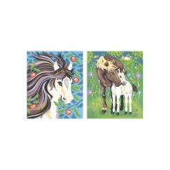 Peinture au numéro aquarelle TY Chevaux - dès 7 ans