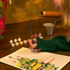 Peinture au numéro Nénuphar Petit Pinceau by La Petite Épicerie - 25,5 x 33 cm