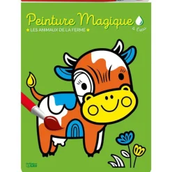 Peinture Magique à L'Eau - Les Animaux de la Ferme Mon Bloc Magique 3 ans Éditions Lito