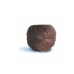 Pelote ficelle en jute couleur Châtaigne - 100 gr / 75 m