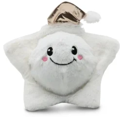 Peluche balle de Noël pour chien coloris blanc Croci White Friends - 18/23 cm