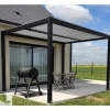 Pergola bioclimatique en aluminium noir Green Outside Event - 4 x 3 m