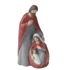 Personnages de la nativité, Joseph, Marie, Jésus, en polyrésine pour crèche Kaemingk - 13 x H 23,5 cm