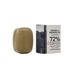 Petit galet de savon de Marseille olive Boîte 50 g