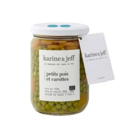 Petits pois et carottes bio 520 g