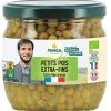 Petits pois extra fins bio de France en pot de 370 ml