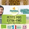 Petits pois extra fins origine France bio en pot de 720 ml