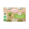 Petits pots de pomme de terre et petits pois Babybio 2 x 130 g