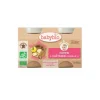 Petits pots de pomme et châtaigne Babybio 2 x 130 g