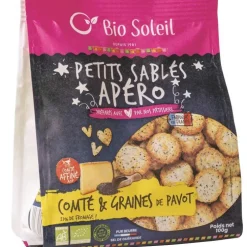 Petits sablés comté & graines de pavot bio Biosoleil - 100 g